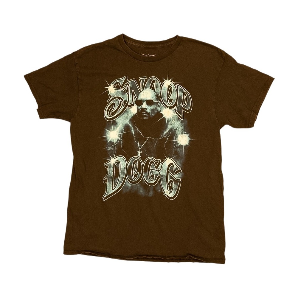 Snoop Dogg Graphic Tee Mens Size M Brown Good Dogg Supply Rap Hip Hop Shirt